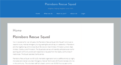 Desktop Screenshot of plainsbororescuesquad.org