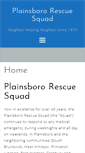Mobile Screenshot of plainsbororescuesquad.org