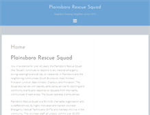 Tablet Screenshot of plainsbororescuesquad.org